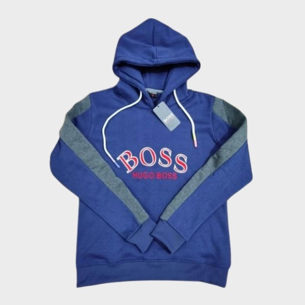 Export Quality Full Sleeve Royal Blue Hoodie For Men in Bd