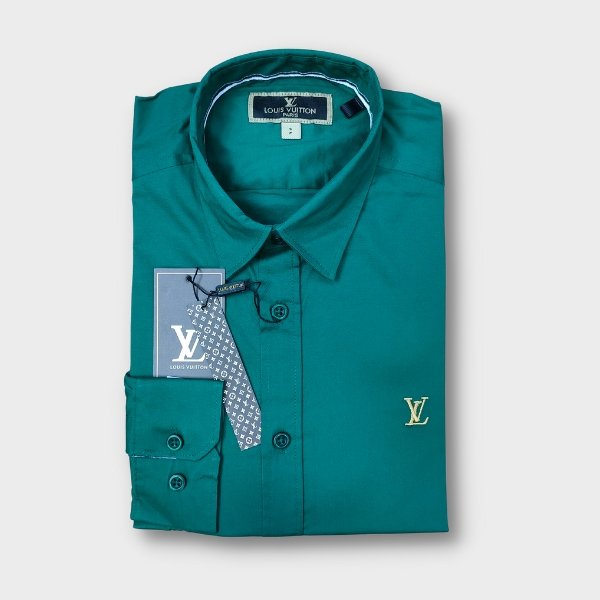 Export Quality Sea Green Formal Shirt for Men in Bangladesh