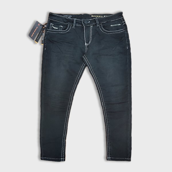 Premium dark grey jeans pants for men in Bangladesh