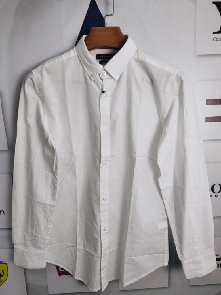 Oxford cotton white formal shirt for men in Bangladesh