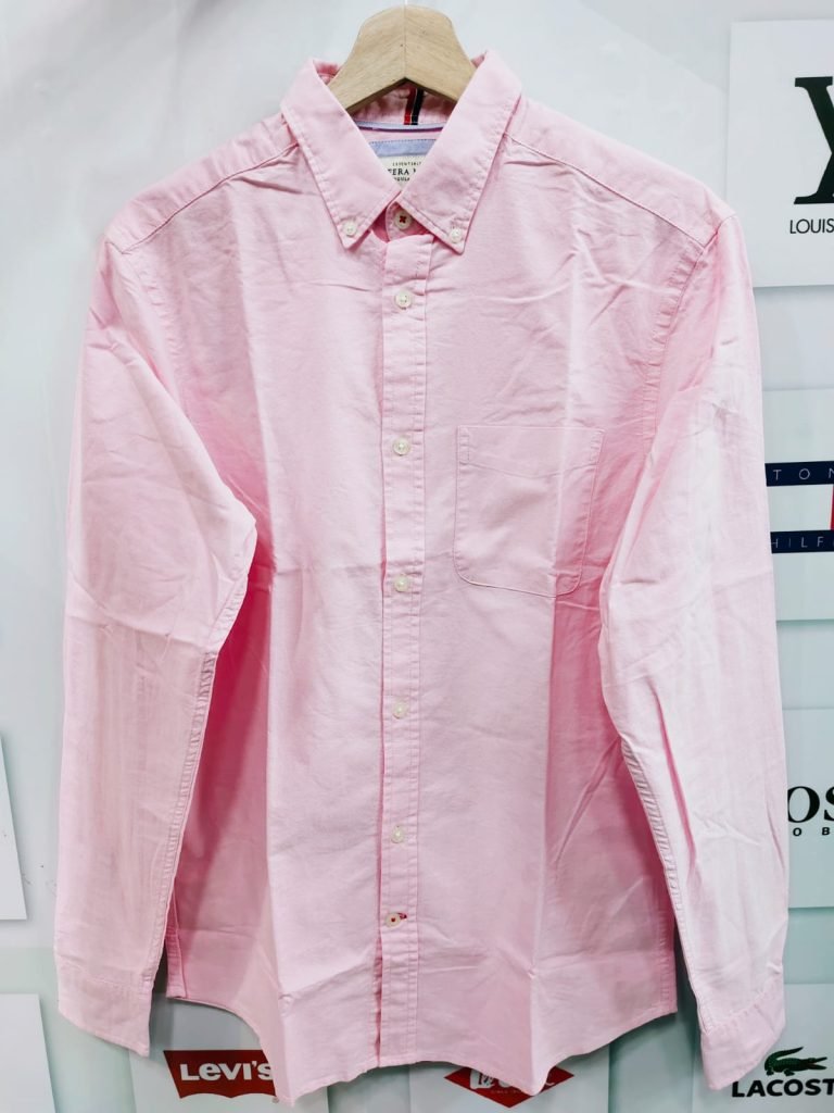 Premium pink formal shirt for men
