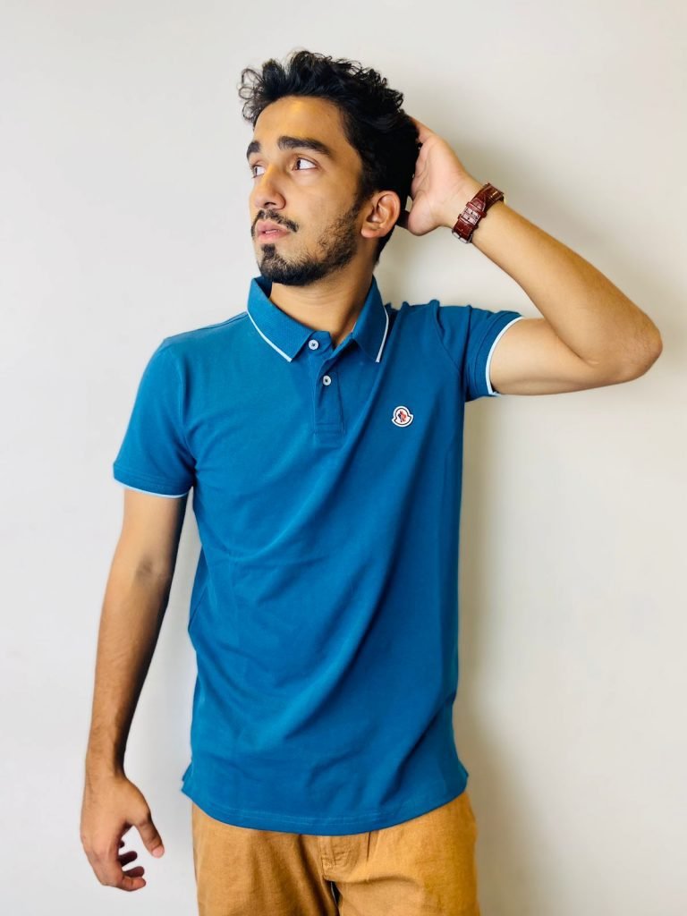 deep blue polo shirt in Bangladesh