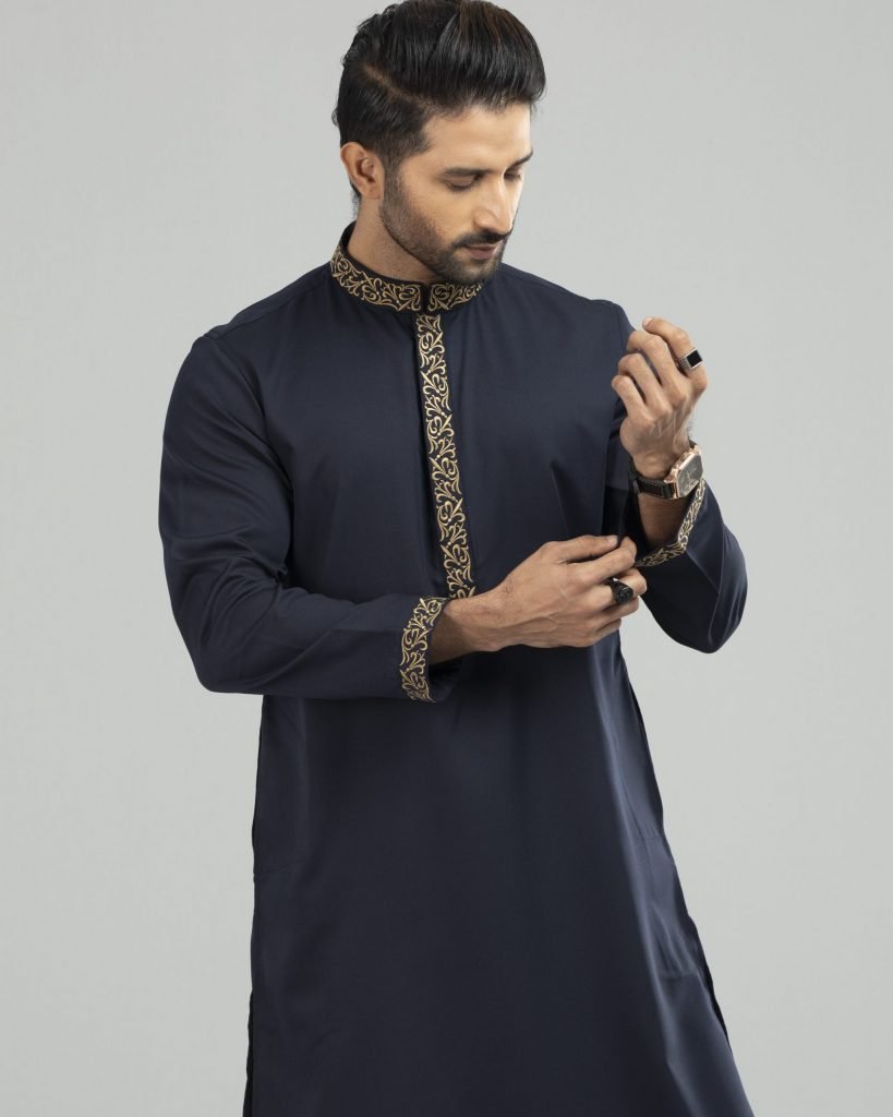 Mens Embroidery Luxury Panjabi (SG-01 C)