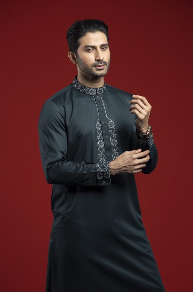 Mens Embroidery Luxury Panjabi (SG-05 B)