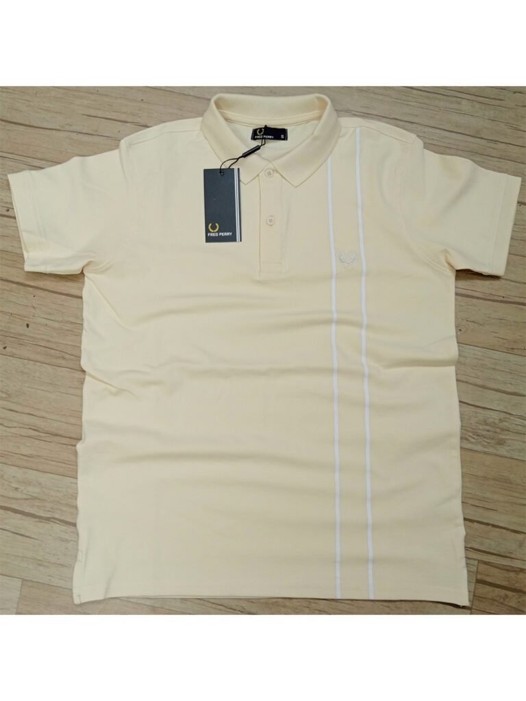Imported Fabric Fred Perry Cream Polo shirt