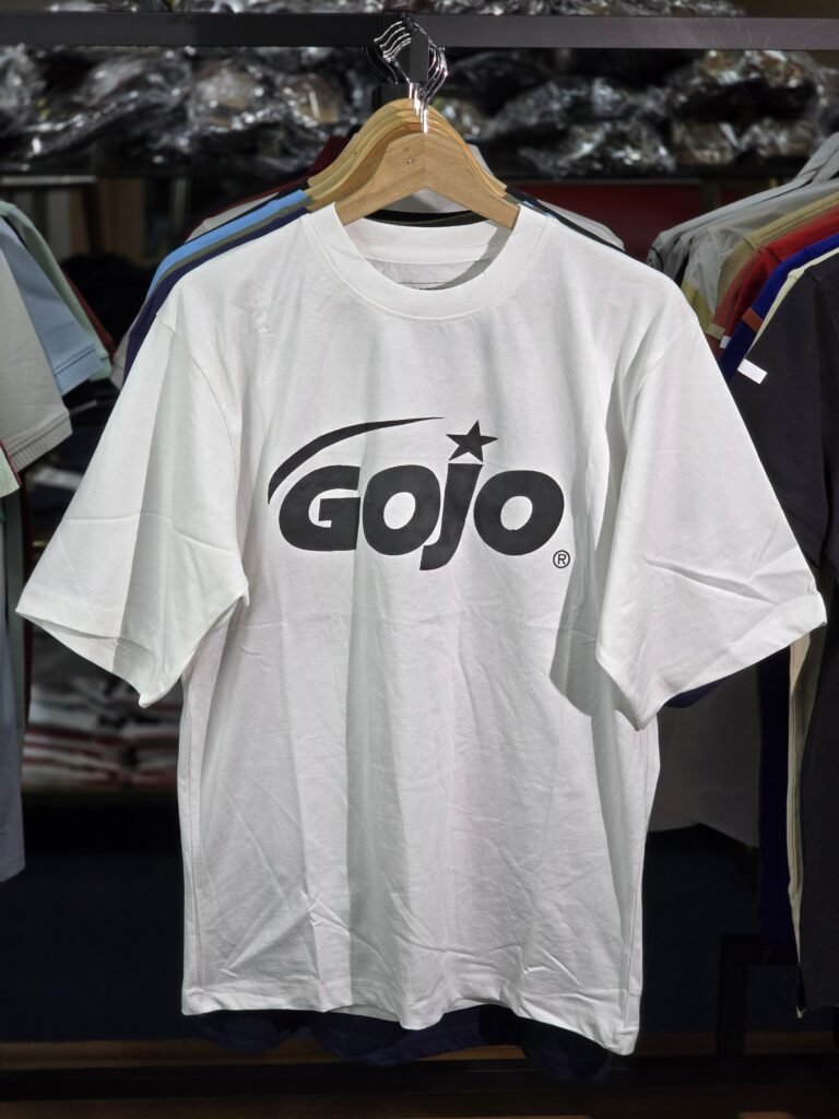 Drop Shoulder T shirt Premium Edition Gojo White