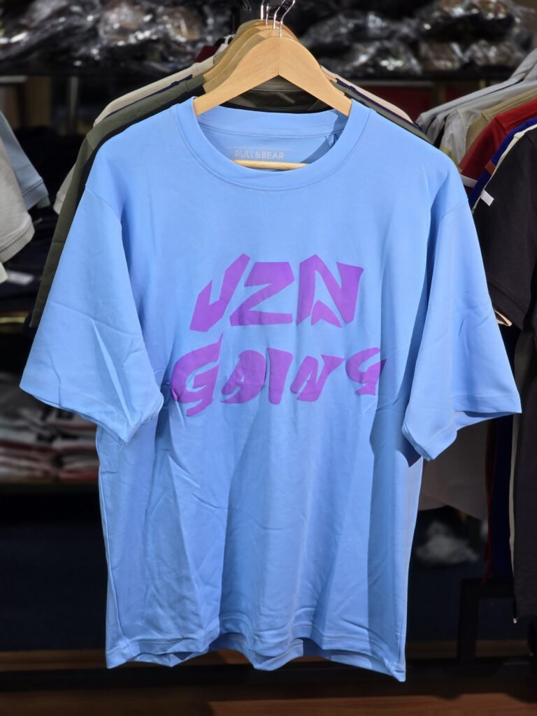 Drop Shoulder T shirt Premium Edition Lil Uzi Dark Sky Blue