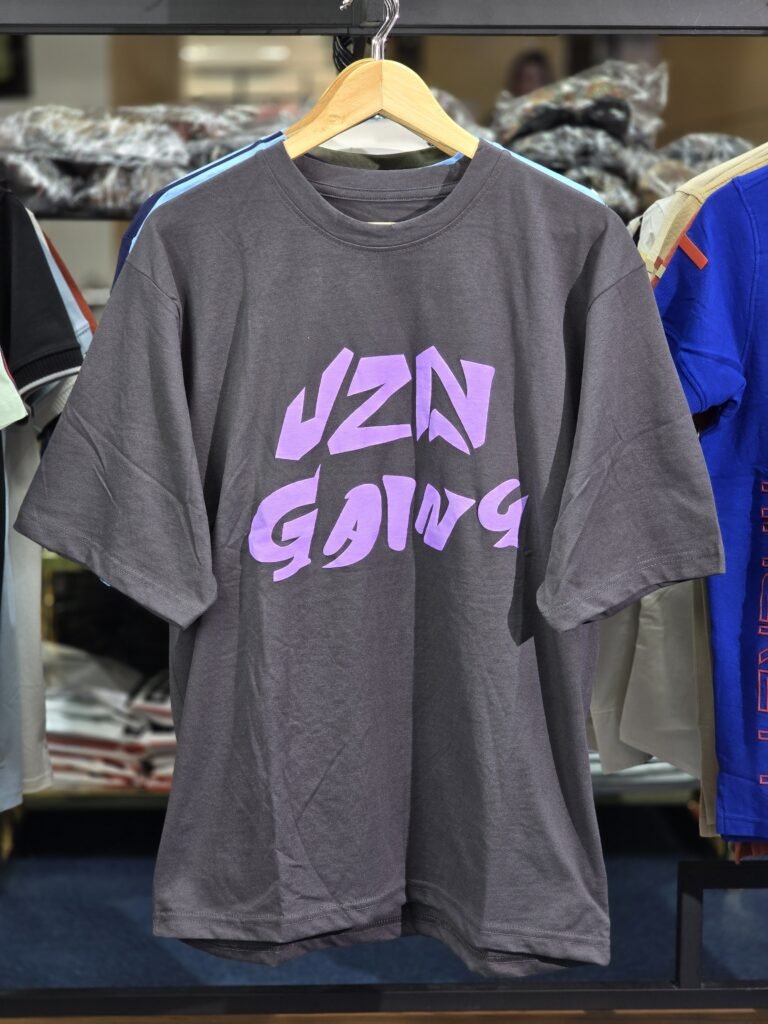 Trendy Drop Shoulder T shirt Premium Edition Lil Uzi Dark Grey