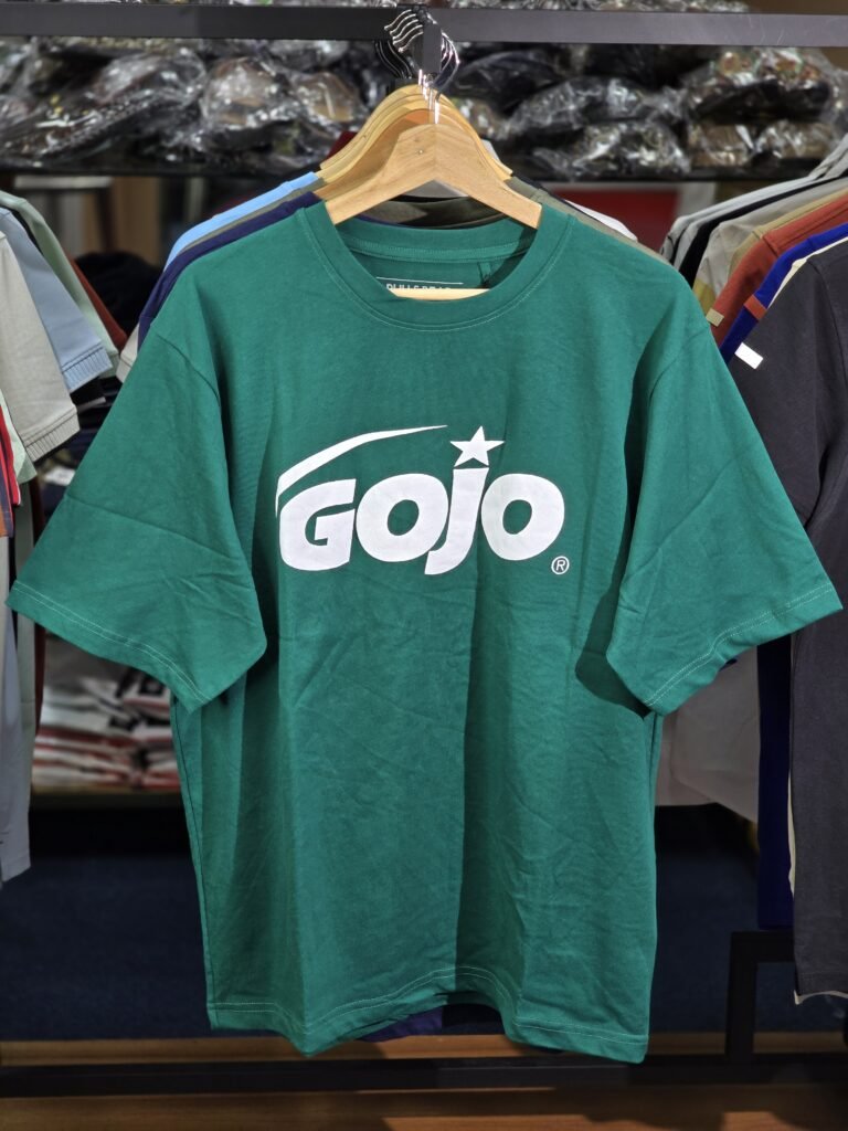 Trendy Drop Shoulder Tshirt Premium Edition Gojo Green