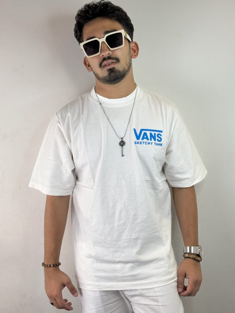 Vans Drop Shoulder T-shirt Premium Edition White