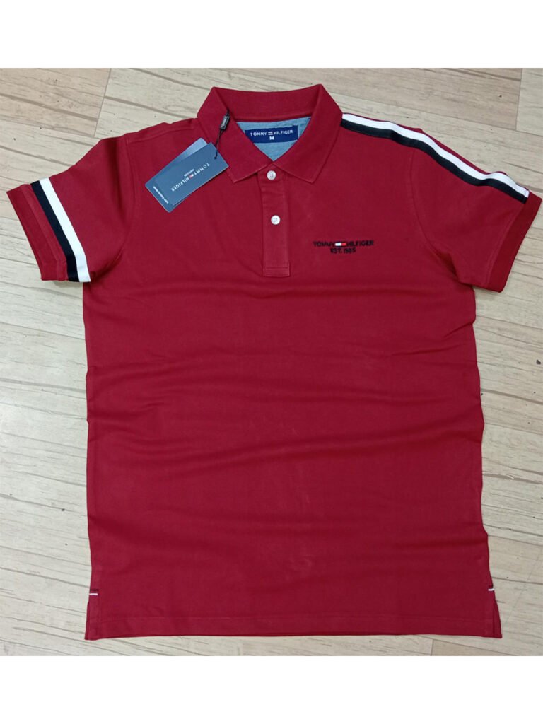 Premium TH Maroon comfortable polo t-shirt for men