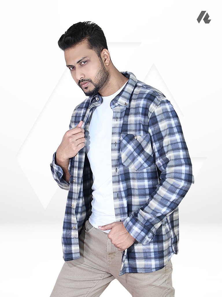 Premium winter flannel shirt for men in Bangladesh